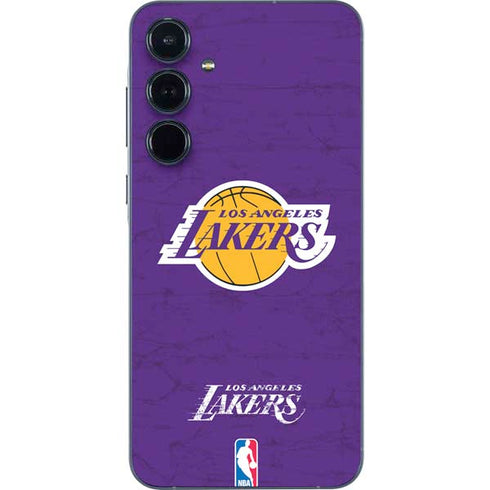 NBA Los Angeles Lakers Purple Primary Logo Galaxy A36 5G Skin